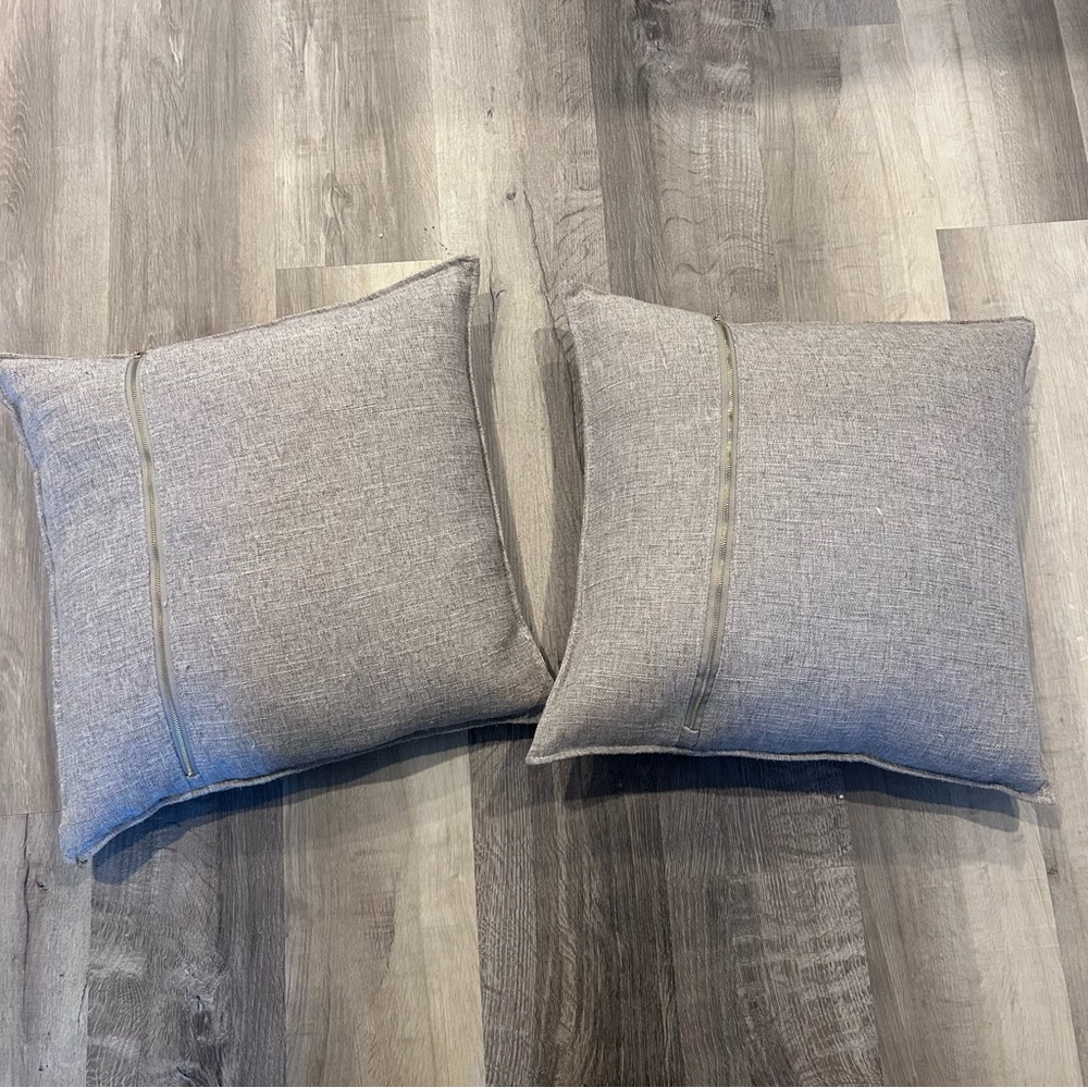 Tan Throw Pillows Set